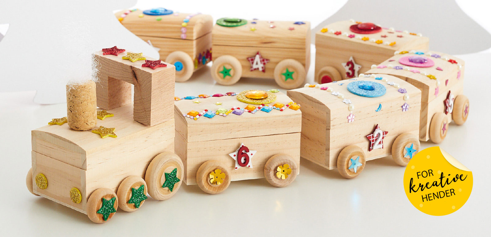 Formingsaktiviteter: Adventskalender Jernbane