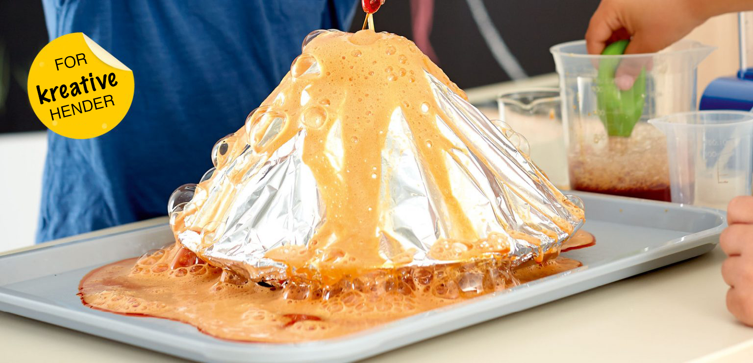 Formingsaktiviteter: Bakepulver Vulkan