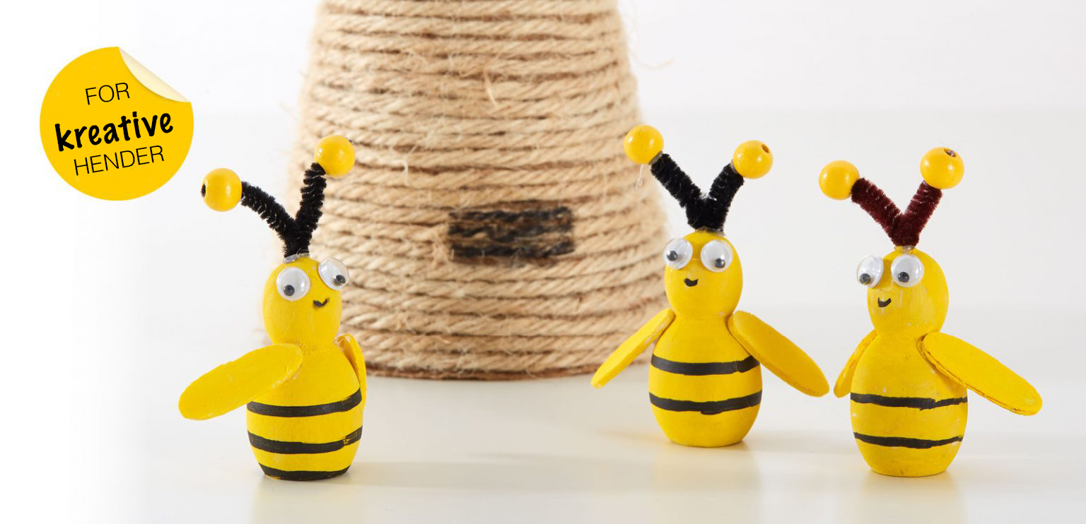 Formingsaktiviteter: Bier og Bikube... i naturmaterialer