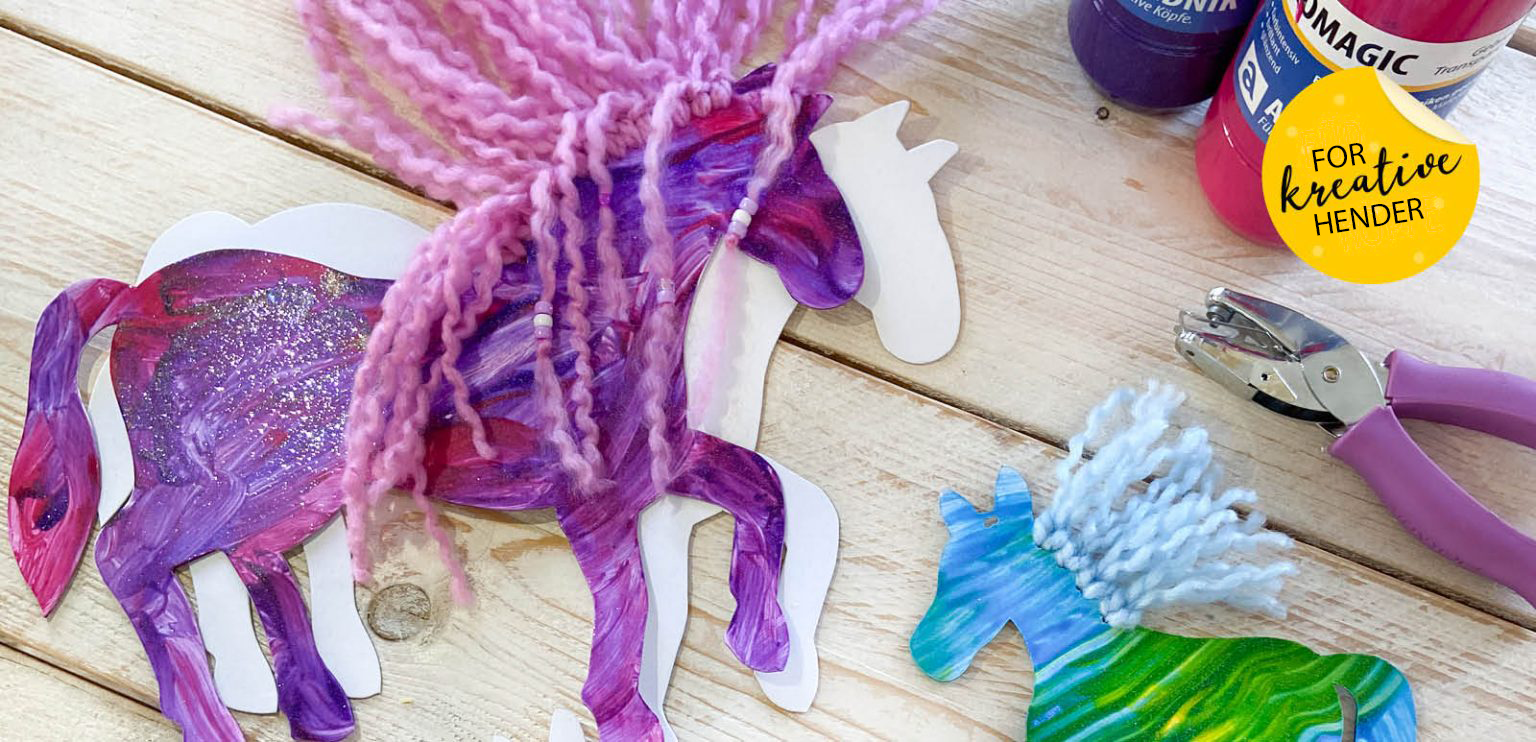 Formingsaktiviteter: Fargerike hester 