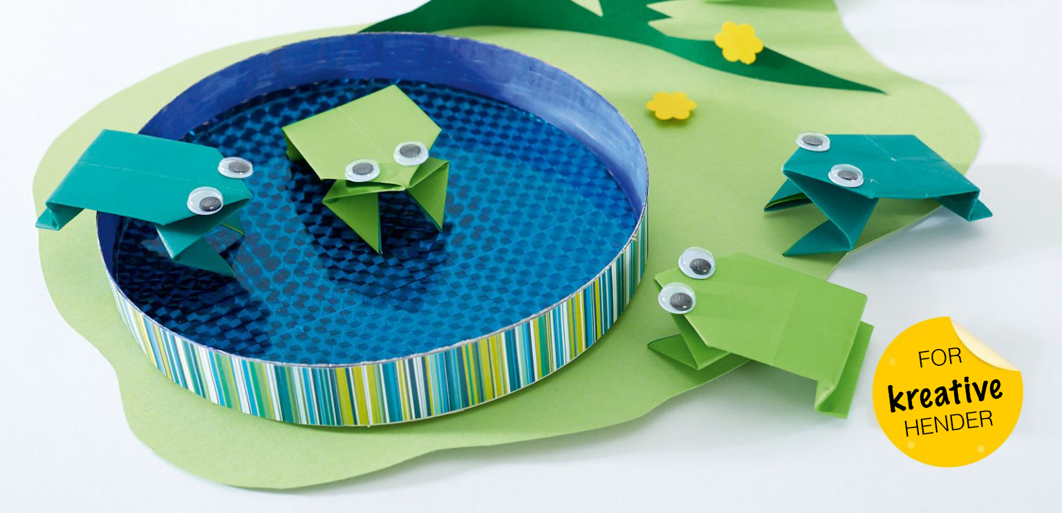 Formingsaktiviteter: Froskedammen ... et gøy froskespill! 