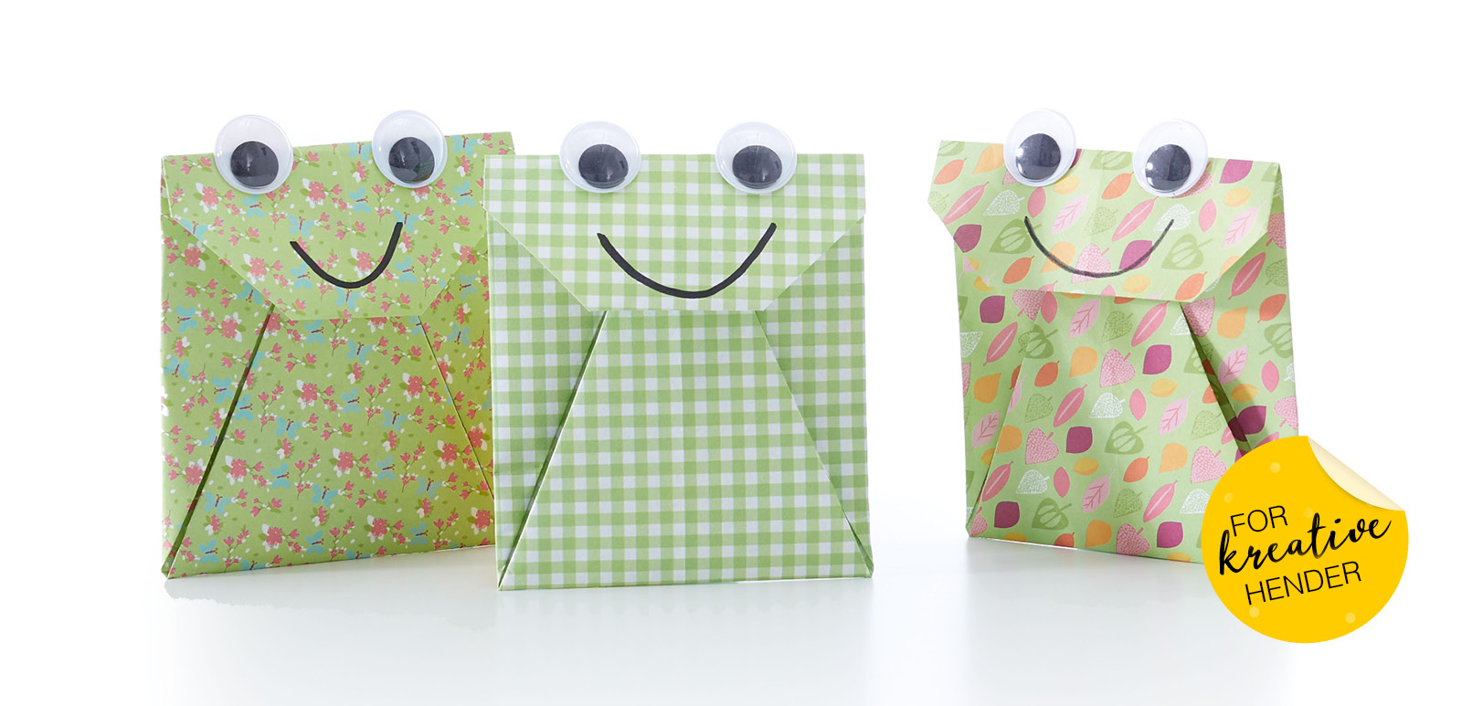 Formingsaktiviteter: Froskekonvolutt