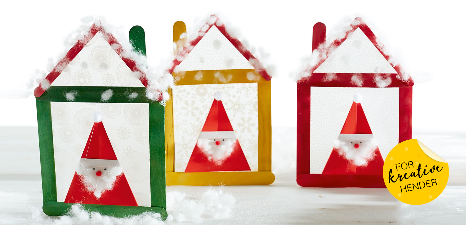 Formingsaktiviteter: Julenissehus