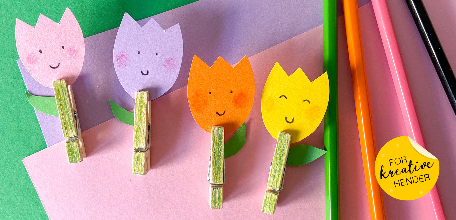 Formingsaktiviteter: Klypetulipaner