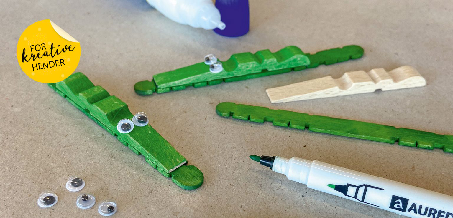 Formingsaktiviteter: Krokodiller