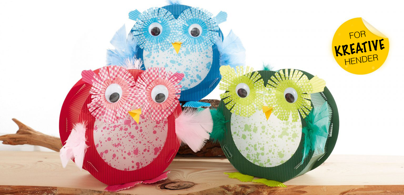 Formingsaktiviteter: Lysende Nattugler