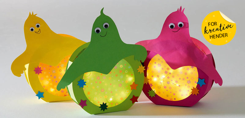 Formingsaktiviteter: Lysende Spøkelsesbarn