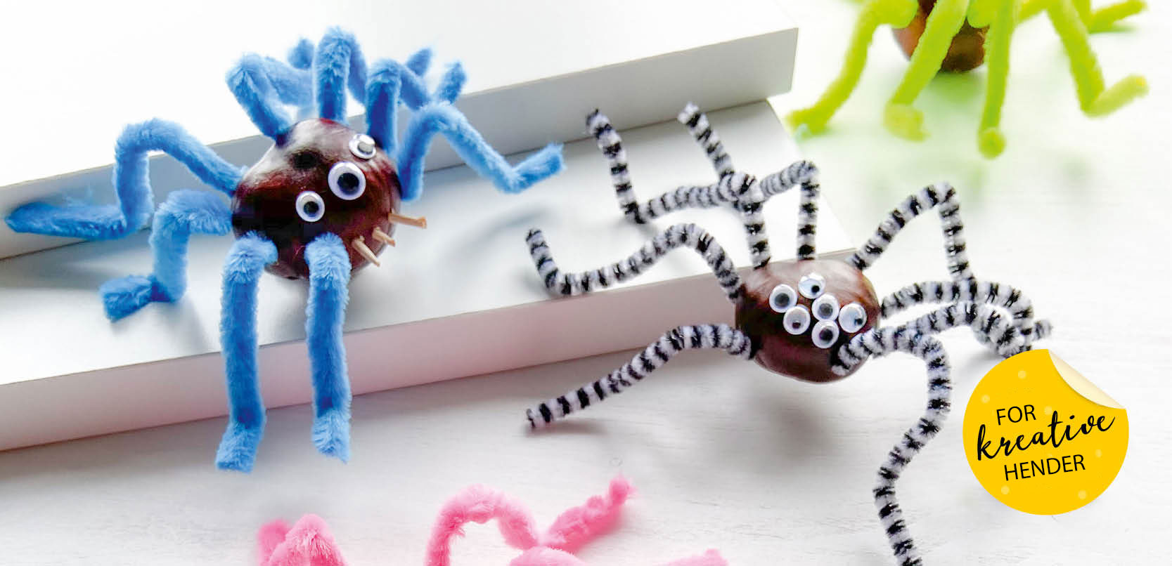 Formingsaktiviteter: Skumle edderkopper