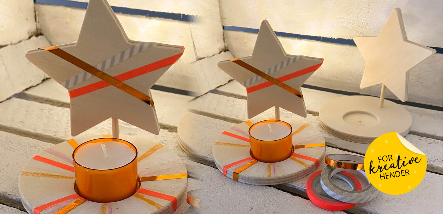 Formingsaktiviteter: Telysholder stjerne 