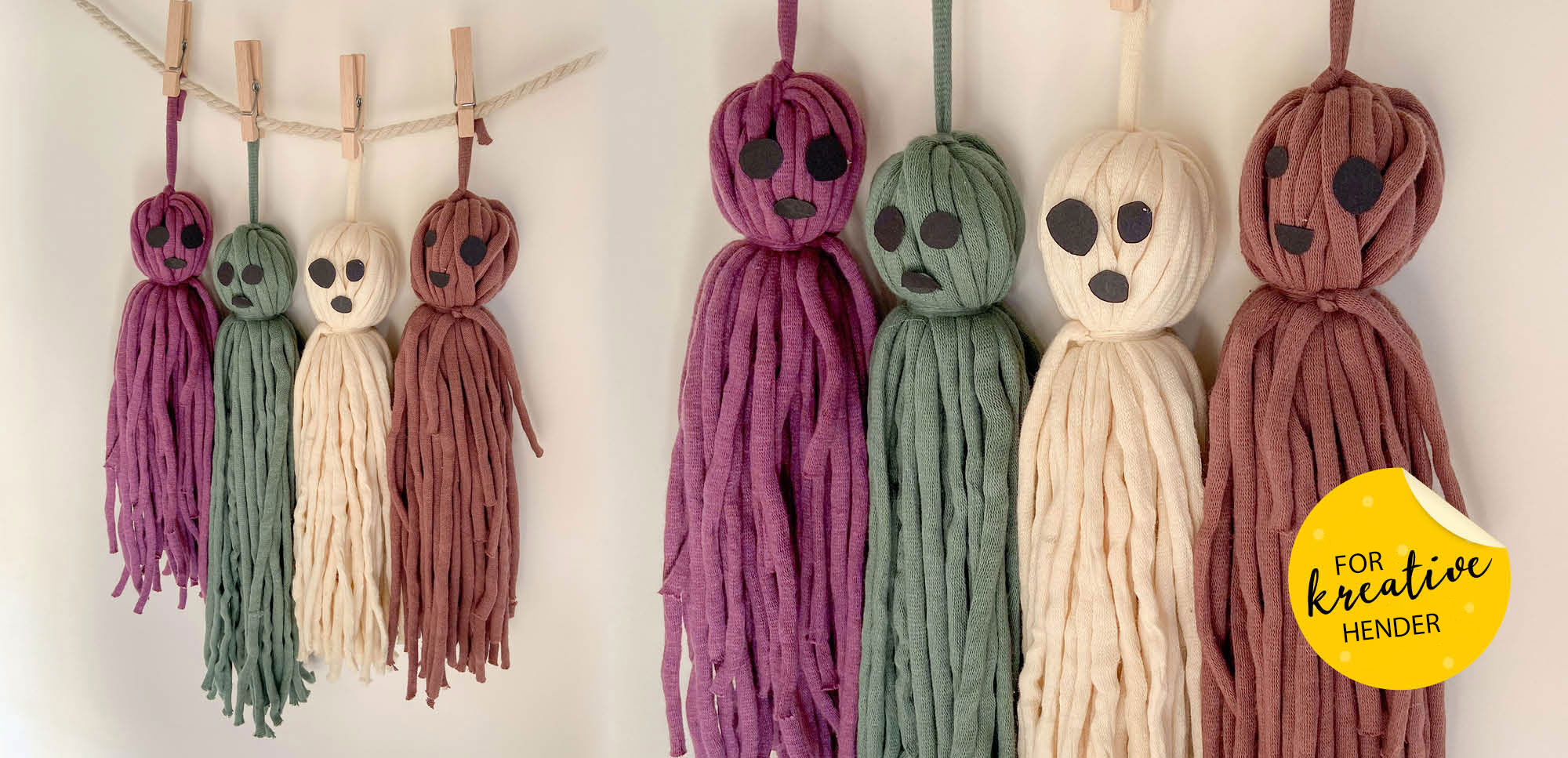 Formingsaktiviteter: Ull spøkelser 