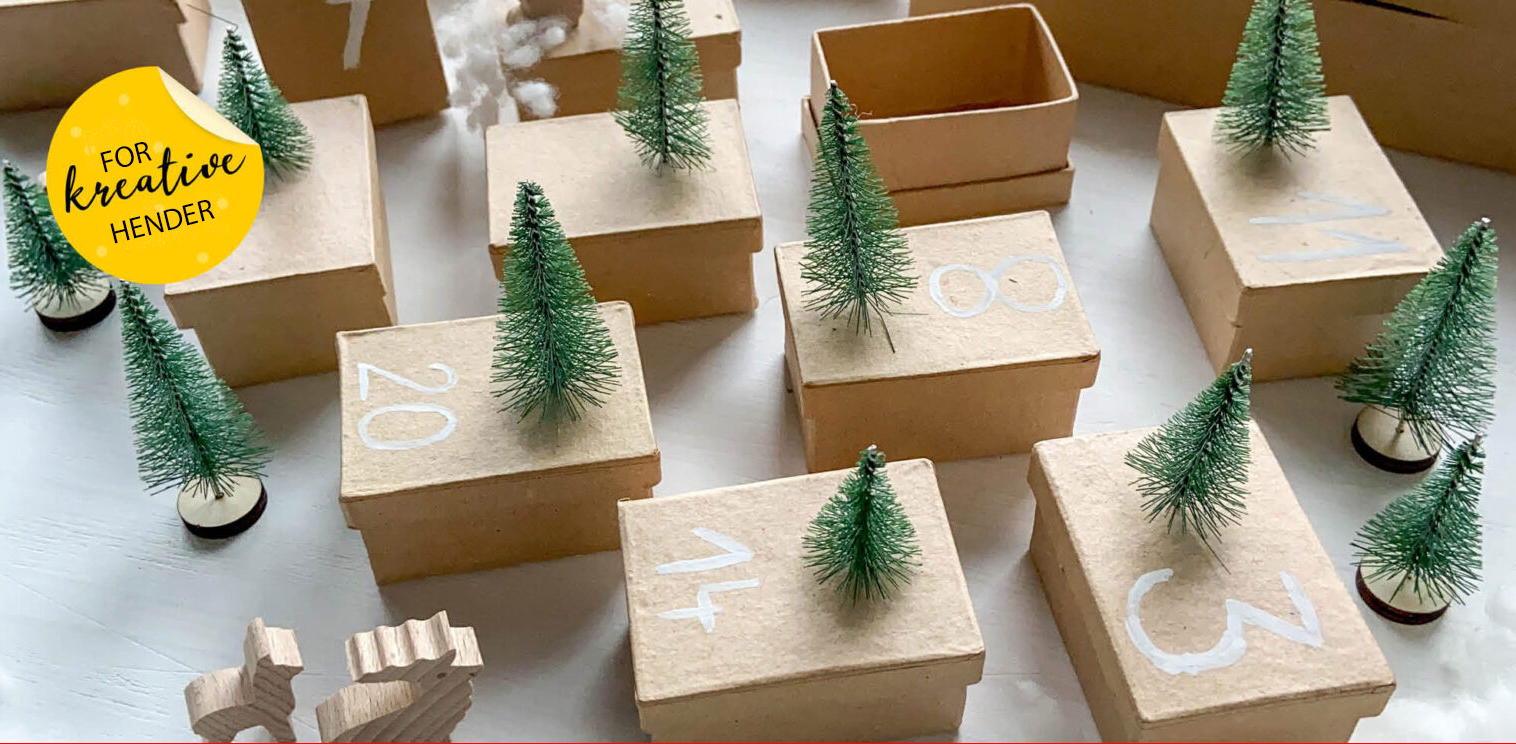 Formingsaktiviteter: Vinterskog adventskalender